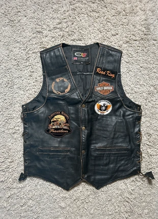 Veste Sans Manche En véritable Cuir Harley Davidson Homme Taille M Style Vintage, marca: Harley Davidson, estado: Muy bueno, tamaño: M, 40,00 €, 42,70 € Protección al comprador incluida