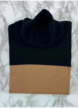 Pull Tommy Hilfiger Noir/Marron/Blanc / Col roulé / Logo brodé / Taille M Femme, marke: Tommy Hilfiger, zustand: Sehr gut, größe: M / 38 / 10, 23,00 €, 24,85 € inklusive Vinted-Käuferschutz