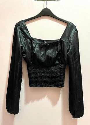 Top nero elegante con maniche lunghe – FB Sister, brand: FB Sister, condizioni: Ottime, taglia: S / IT 40 / EU 36, €5.00, €5.95 include la Protezione acquisti