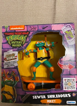 Figurine tortue ninja mikelangelo, marque: Teenage Mutant Ninja Turtles, état: Neuf sans étiquette, taille: Prématuré, jusqu'à 44cm, 15,00 €, 16,45 € Protection acheteurs incluse