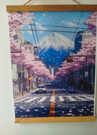 Affiche poster Mont Fuji Montagne Japon affiche colorée, état: Très bon état, 8,00 €, 9,10 € Protection acheteurs (Pro) incluse