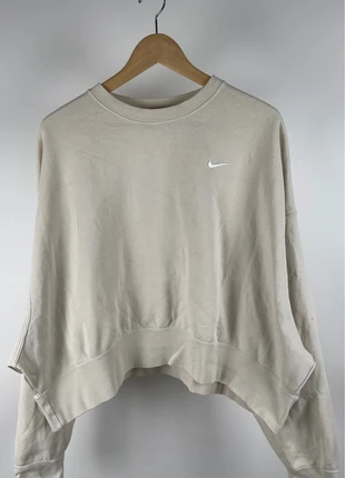 Nike – Crewneck Crop – Blanc crème – Logo brodé ton sur ton – Taille L/XL, marque: Nike, état: Très bon état, taille: XL / 42 / 14, 22,00 €, 23,80 € Protection acheteurs incluse