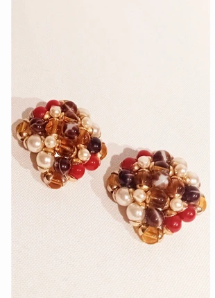 🫦 Idée Cadeau femme pour Noël 🎅 Paire de boucles d'oreilles clips, brand: Vintage Love, condition: New without tags, €14.00, €15.40 includes Buyer Protection