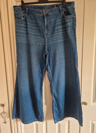 Tu Palazzo Fia Wide Legged Jeans Size 22R, brand: TU, condition: Very good, size: XL / UK 20-22, £6.00, £7.00 includes Buyer Protection