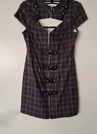 Purple Killstar Casey bodycon dress, merk: Killstar, staat: Nieuw zonder prijskaartje, maat: M / 38 / 10, € 28,00, € 30,10 inclusief Kopersbescherming