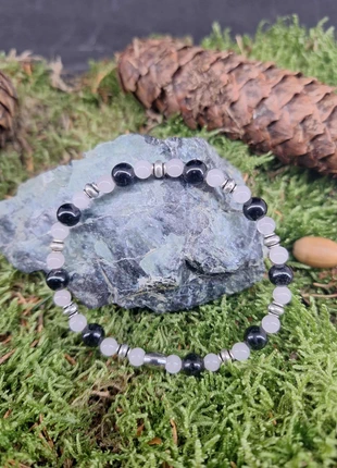 Bracelet Sommeil 6mm / 4mm pierre naturel fait main, merk: Fait Main, staat: Nieuw zonder prijskaartje, € 27,00, € 29,05 inclusief Kopersbescherming Pro