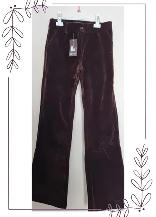 pantalon marron velours neuf vintage Taille S jambe large, marke: Hashun, zustand: Neu, mit Etikett, größe: S / 36 / 8, 12,00 €, 13,30 € inklusive Vinted-Käuferschutz