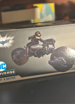 Vehicule DC Multiverse Batpod avec figurine Catwoman (Batman The Dark Knight Rises), brand: McFarlane Toys, condition: New with tags, size: Preemie, up to 44cm, €69.00, €73.15 includes Buyer Protection