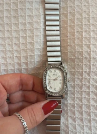 Silver disu diamonte watch, brand: Shein, condition: New without tags, size: One size, £1.00, £1.75 includes Buyer Protection