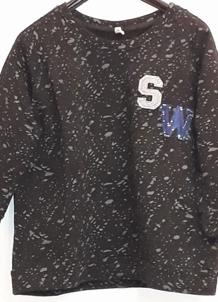 Sweewë Paris top manica ¾ cotone paillettes nero/grigio M/L ottime condizioni, marca: Sweewë, estado: Muy bueno, tamaño: M / 38 / 10, 6,99 €, 8,04 € Protección al comprador incluida