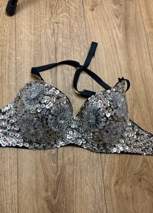 Glitter top bh, merk: Glitter, staat: Heel goed, maat: L, € 6,99, € 8,04 inclusief Kopersbescherming