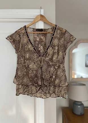 Next tie up blouse, brand: Next, condition: Very good, size: XL / 14, £20.00, £21.70 includes Buyer Protection