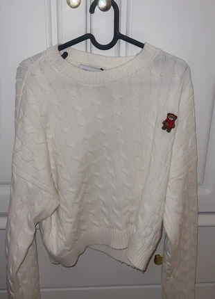 Bershka knitted teddy jumper, brand: Bershka, condition: Very good, size: L / 40 / 12, €20.00, €21.70 includes Buyer Protection