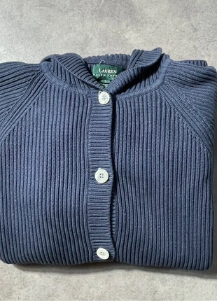 Gilet à capuche côtelée bleu marine Ralph Lauren femme, marke: Ralph Lauren, zustand: Sehr gut, größe: L / 40 / 12, 23,00 €, 24,85 € inklusive Vinted-Käuferschutz