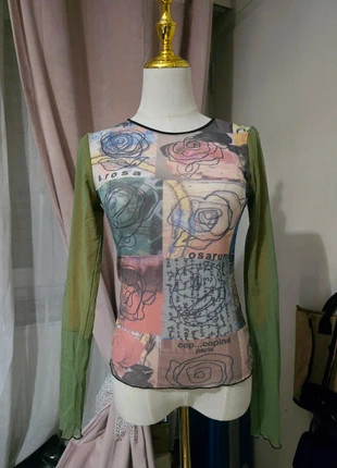 Superbe haut Cop Copine en mesh Y2K, brand: Cop Copine, condition: Very good, size: S / 36 / 8, €49.00, €52.15 includes Buyer Protection