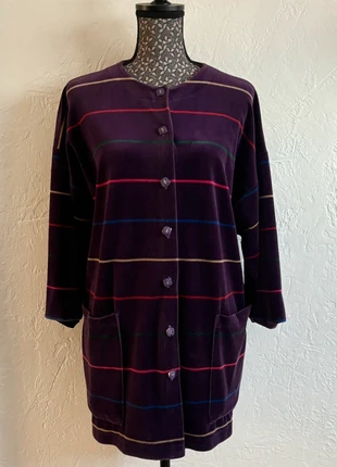 Cardigan en velours Gérard Darel vintage 42, brand: Gerard Darel, condition: Very good, size: XL / 42 / 14, €20.00, €21.70 includes Buyer Protection