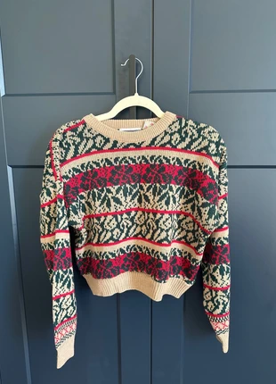 Maglione natalizio vintage cropped, brand: Vintage Dressing, condizioni: Ottime, taglia: S / IT 40 / EU 36, €22.00, €23.80 include la Protezione acquisti
