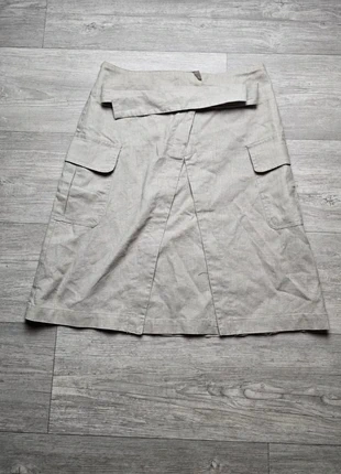 Jupe mi-longue avec poche à cordon de serrage à la taille - Blanc cassé - Active Wear - Taille 38, marque: Active Wear, état: Très bon état, taille: M / 38 / 10, 1,00 €, 1,75 € Protection acheteurs incluse