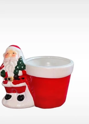 Pot de fleur père Noël, marque: Noël, état: Très bon état, 2,50 €, 3,33 € Protection acheteurs incluse
