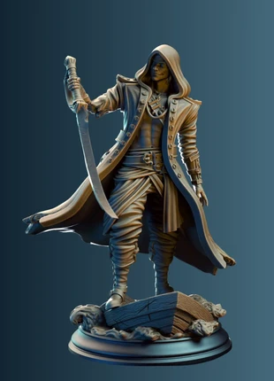 Mini 32mm (DnD / Pathfinder) - William Jones - Revenant of the Damned Galleon, marque: D&D, état: Comme neuf, 3,00 €, 3,85 € Protection acheteurs incluse