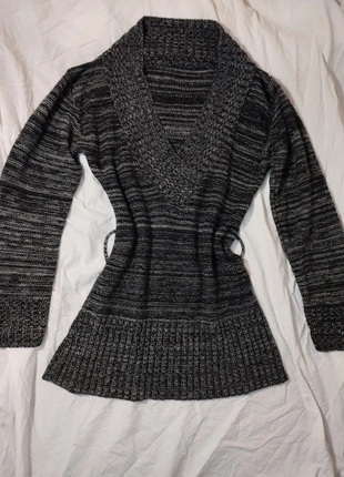 Pull long col V en maille - vintage y2k - taille M, marca: Vintage Dressing, estado: Muy bueno, tamaño: M / 38 / 10, 16,00 €, 17,50 € Protección al comprador incluida