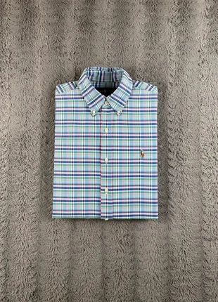 Magnifique chemise homme Ralph Lauren S Classic Fit carreaux marine turquoise cavalier premium, marque: Ralph Lauren, état: Très bon état, taille: S, 39,00 €, 41,65 € Protection acheteurs (Pro) incluse