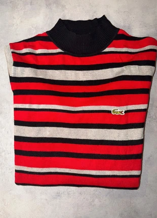 Maglione invernale femminile Lacoste a righe color rosso/nero/grigio taglia L/ XL,, brand: Lacoste, condizioni: Ottime, taglia: L / IT 44 / EU 40, €13.99, €15.39 include la Protezione acquisti
