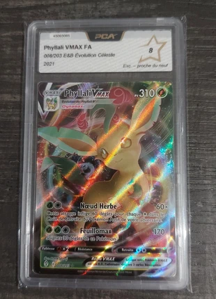 Phyllali vmax 008/203 pca 8, marke: Pokémon, zustand: Neu, 15,00 €, 16,45 € inklusive Vinted-Käuferschutz