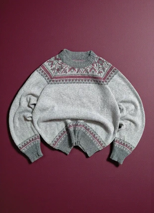 Vintage 90's Style Retro Knit Crew Neck Jumper Grey | M, marque: Vintage Dressing, état: Satisfaisant, taille: M, 9,50 €, 10,68 € Protection acheteurs incluse