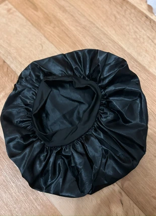Bonnet de Douche / Nuit Femme - Soie Noire - Large Bord - Neuf, merk: Tendance, staat: Nieuw met prijskaartje, € 8,00, € 9,10 inclusief Kopersbescherming