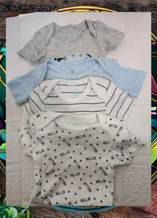 Pack de 4 bodies mangas cortas comodos y recomfortables🎈, marque: Tex Baby, état: Très bon état, taille: 18-24 mois / 86 cm, 3,00 €, 3,85 € Protection acheteurs incluse