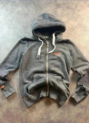 Sweat pull hoodie à capuche full zip superdry/ gris et orange / taille S/ femme / très bon état, marque: Superdry, état: Très bon état, taille: S / 36 / 8, 20,00 €, 21,70 € Protection acheteurs incluse