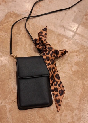 Petit sac bandoulière noir et Léopard Tendance, marca: Boutique indépendante, estado: Novo sem etiquetas, €7.00, €8.05 inclui Proteção do Comprador