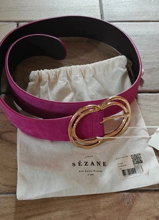 Cadeau de Noël: ceinture en cuir Selena Sézane, marke: Sézane, zustand: Neu, mit Etikett, größe: 80, 52,00 €, 55,30 € inklusive Vinted-Käuferschutz
