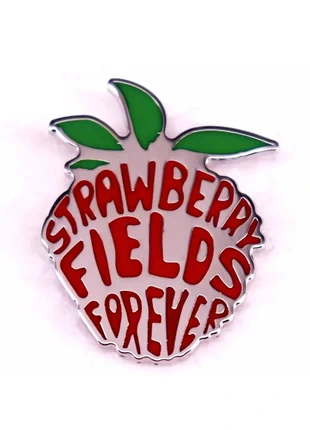 The Beatles Strawberry Fields Forever Pin Badge, brand: The Beatles, condition: New with tags, £1.29, £2.05 includes Buyer Protection