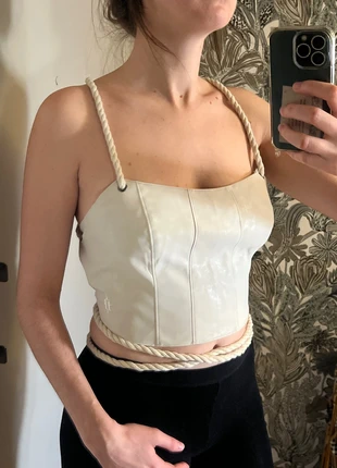 Top corset à corde, brand: Dolls Kill, condition: New without tags, size: L / 40 / 12, €30.00, €32.20 includes Buyer Protection