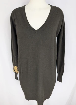 Pull femme Joseph marron avec détails imprimés pull sweater jersey marron con detalles estampados, marca: Joseph, estado: Muy bueno, tamaño: S / 36 / 8, 35,00 €, 37,45 € Protección al comprador Pro incluida