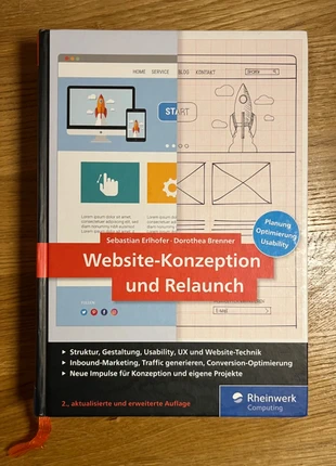 Website-Konzeption und Relaunch - Planung, Optimierung, Usability, condizioni: Ottime, €18.00, €19.60 include la Protezione acquisti