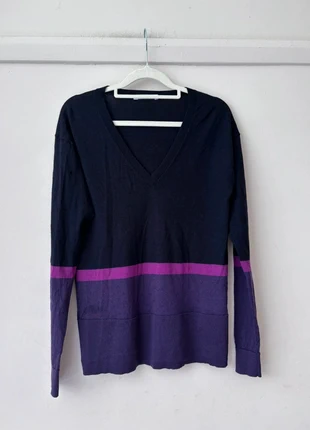 Lacoste Women’s Merino Wool Jumper – Size 8 – Colourblock Knit in Black, Purple & Pink, brand: Lacoste, condition: Good, size: S / 8, £17.50, £19.08 includes Buyer Protection Pro