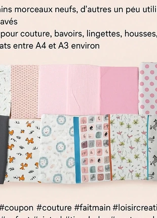 Lot de 12 coupons, marca: aucune, estado: Nuevo sin etiquetas, tamaño: Otra, 30,00 €, 32,20 € Protección al comprador incluida