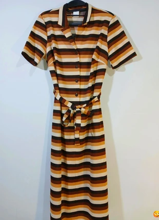 Combinaison / Robe longue à rayure Vintage - Taille 42 (XL) - Femme, brand: Vintage Dressing, condition: Very good, size: XL / 42 / 14, €25.00, €26.95 includes Buyer Protection