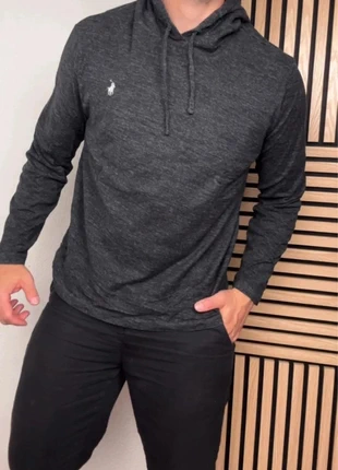 Polo Ralph Lauren Sweat à Capuche Léger Gris Homme L Très Bon État, marque: Ralph Lauren, état: Très bon état, taille: L, 49,00 €, 52,15 € Protection acheteurs (Pro) incluse