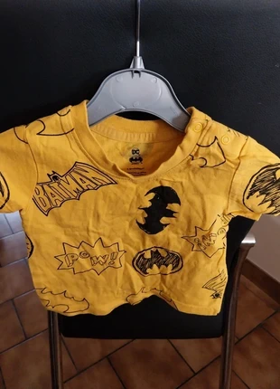 T-shirt manches courtes jaune - Batman, brand: Batman, condition: New without tags, size: 6-9 months / 68 cm, €2.00, €2.80 includes Buyer Protection
