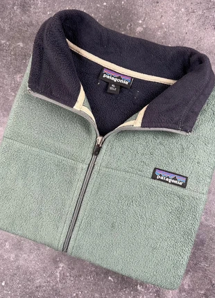 polaire Patagonia verte col contraste logo brode - XL homme - polyester PP 88, marke: Patagonia, zustand: Sehr gut, größe: XL, 50,00 €, 53,20 € beinhaltet Vinted-Käuferschutz Pro