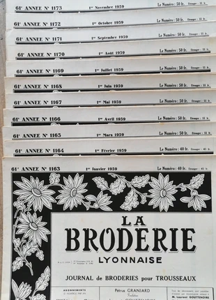 La broderie lyonnaise., merk: la broderie lyonnaise, staat: Heel goed, € 15,00, € 16,45 inclusief Kopersbescherming