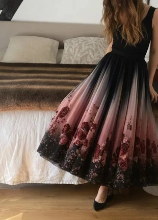 Jupe A-Line Fleurie Grande Taille - Chic & Polyvalente - 786, brand: gyhuj, condition: Very good, size: S / 36 / 8, €39.99, €42.69 includes Buyer Protection