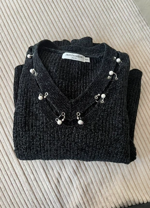 Pull noir J&H Fashion perlé – très doux, taille M/L, brand: Fashion, condition: Very good, size: L / 40 / 12, €12.00, €13.30 includes Buyer Protection