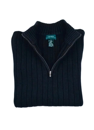 Pull 1/4 zip Lauren Ralph Lauren noir modèle femme - Taille 1X, marque: Lauren Ralph Lauren, état: Très bon état, taille: XL / 42 / 14, 17,00 €, 18,55 € Protection acheteurs (Pro) incluse
