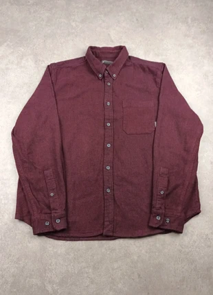 Chemise en flanelle unie épaisse Eddie Bauer rouge bordeaux vintage workwear taille XL homme, marke: Eddie Bauer, zustand: Sehr gut, größe: XL, 18,00 €, 19,60 € beinhaltet Vinted-Käuferschutz Pro
