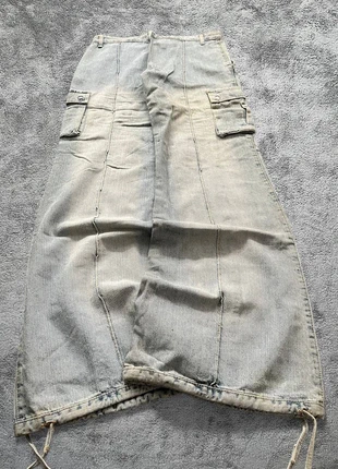 Denim Vintage Super Baggy Fit Bootcut Cargo Jeans Parachute Y2K Hop Hop Streetwear, brand: Japan Style, condizioni: Ottime, taglia: M / IT 42 / EU 38, €29.99, €32.19 include la Protezione acquisti